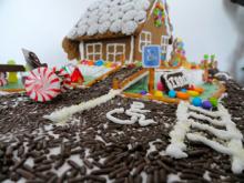 Accessible gingerbread house